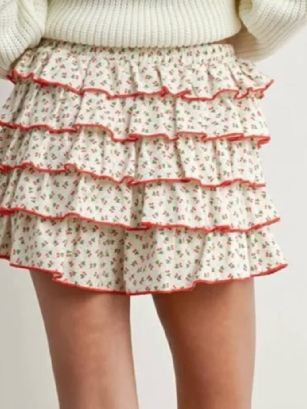 Floral Ruffle Skort - Picture 2 of 2